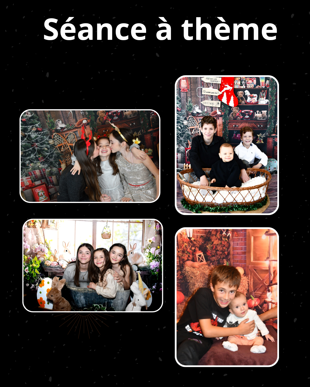 Photographie d'enfant sur des thèmes festifs