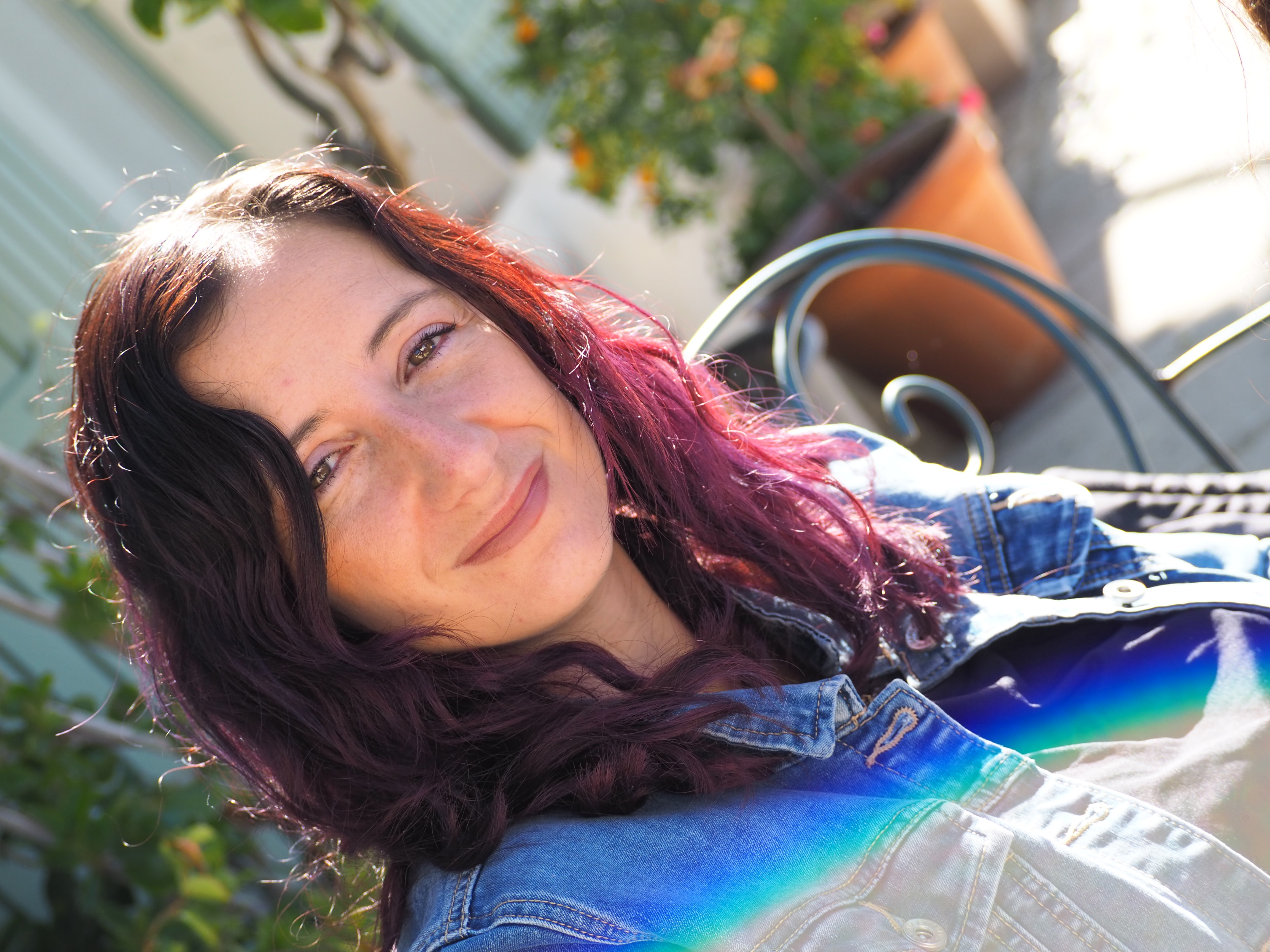 Portrait de la photographe